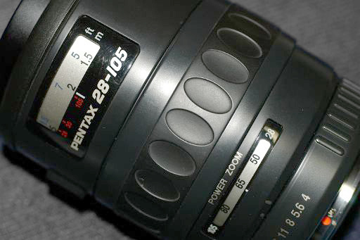 Pentax Power Zoom on FA 28-105mm